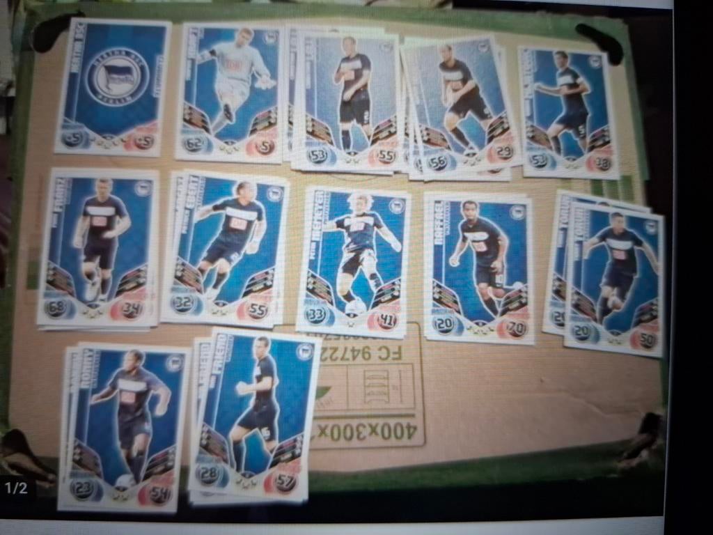 13 Kaartjes Hertha BSC, Ophalen of Verzenden, Nieuw, Buitenlandse clubs, Poster, Plaatje of Sticker