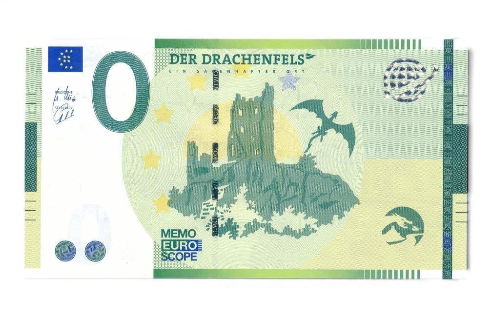Duitsland 0 Euro-biljet Der Drachenfels (3e druk), Postzegels en Munten, Bankbiljetten | Europa | Eurobiljetten, Ophalen of Verzenden