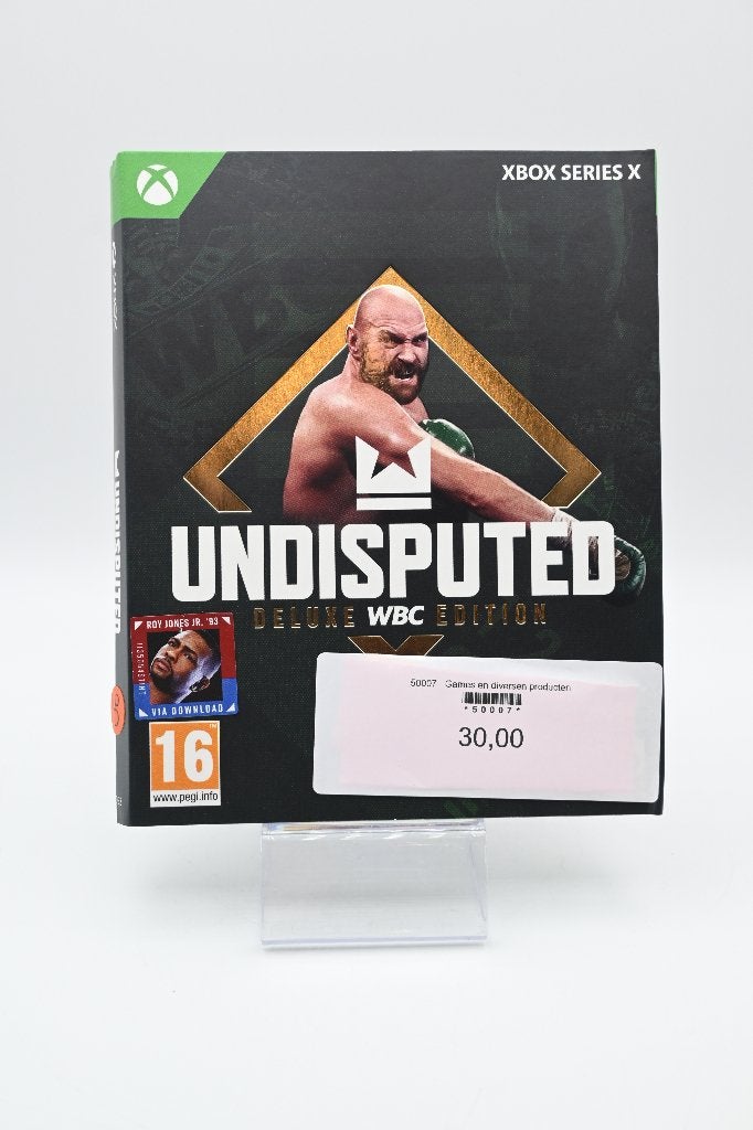 Undisputed Deluxe WBC Edition - Xbox Series X, Deep Silver, Austria, Info@deepsilver.com, Ophalen of Verzenden, Zo goed als nieuw