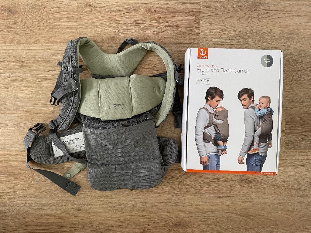 Draagzak Stokke MyCarrier 3 in 1 breathable mesh, Buik of Rug, Zo goed als nieuw, Draagzak, Ophalen
