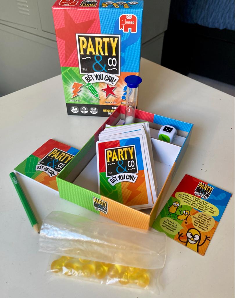 Party & Co Bet You Can! Compleet en Zo goed als nieuw, Drie of vier spelers, Ophalen of Verzenden, Zo goed als nieuw