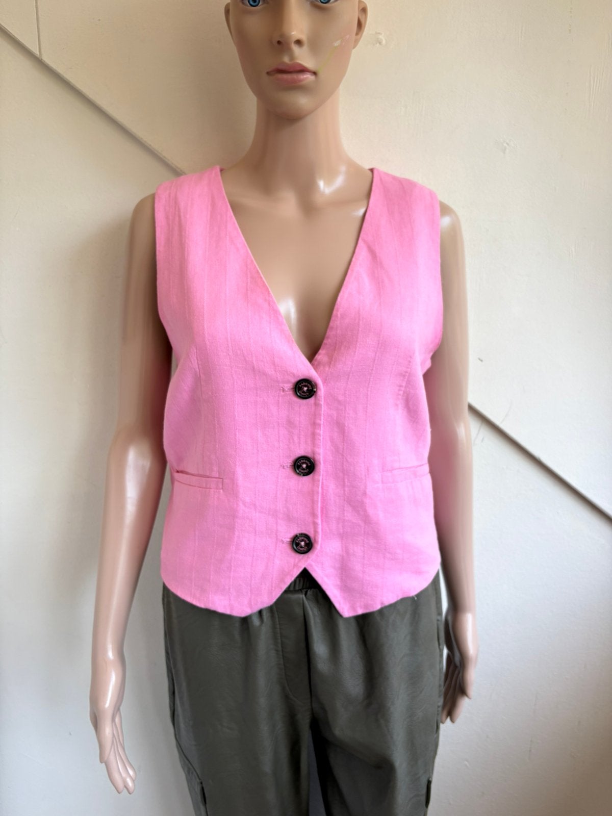 Fabienne Chapot gigi gilet roze maat M, Maat 38/40 (M), Ophalen of Verzenden, Zo goed als nieuw, Jasje