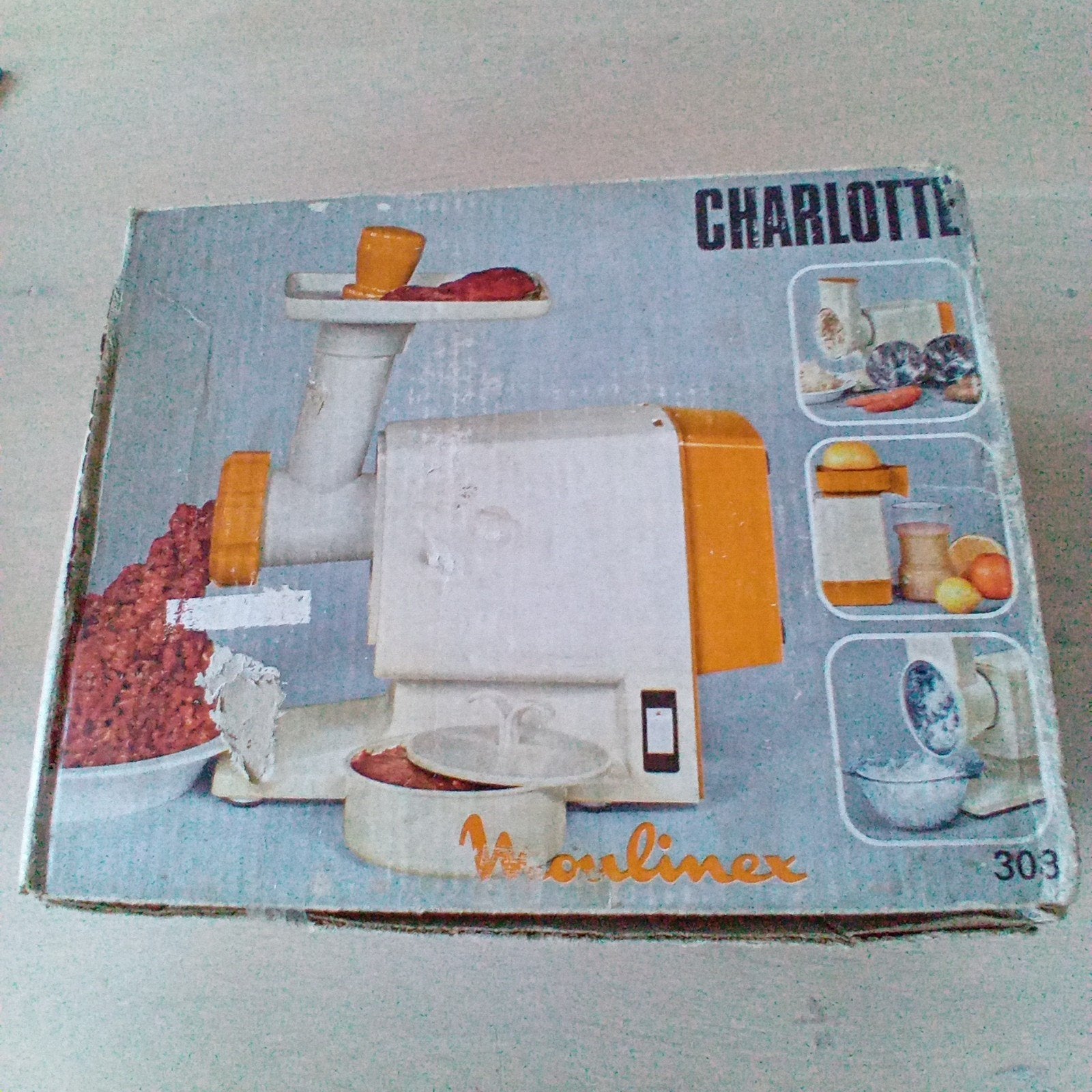 Vinted oranje elektrische keukenmachine. Moulinex., Ophalen, Kunststof, Oranje, Overige typen