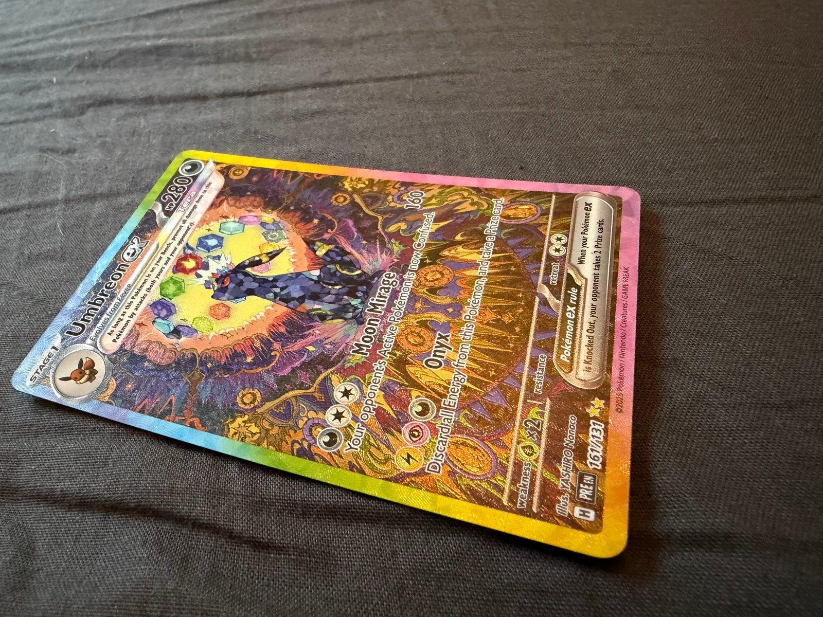 Foto 6 van Umbreon EX 161/131 - Prismatic Evolution