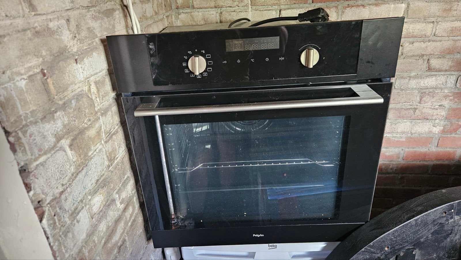 Pelgrim OVM536MAT Inbouw Oven 60cm - Zwart, Ophalen, Gebruikt, Oven, Pelgrim