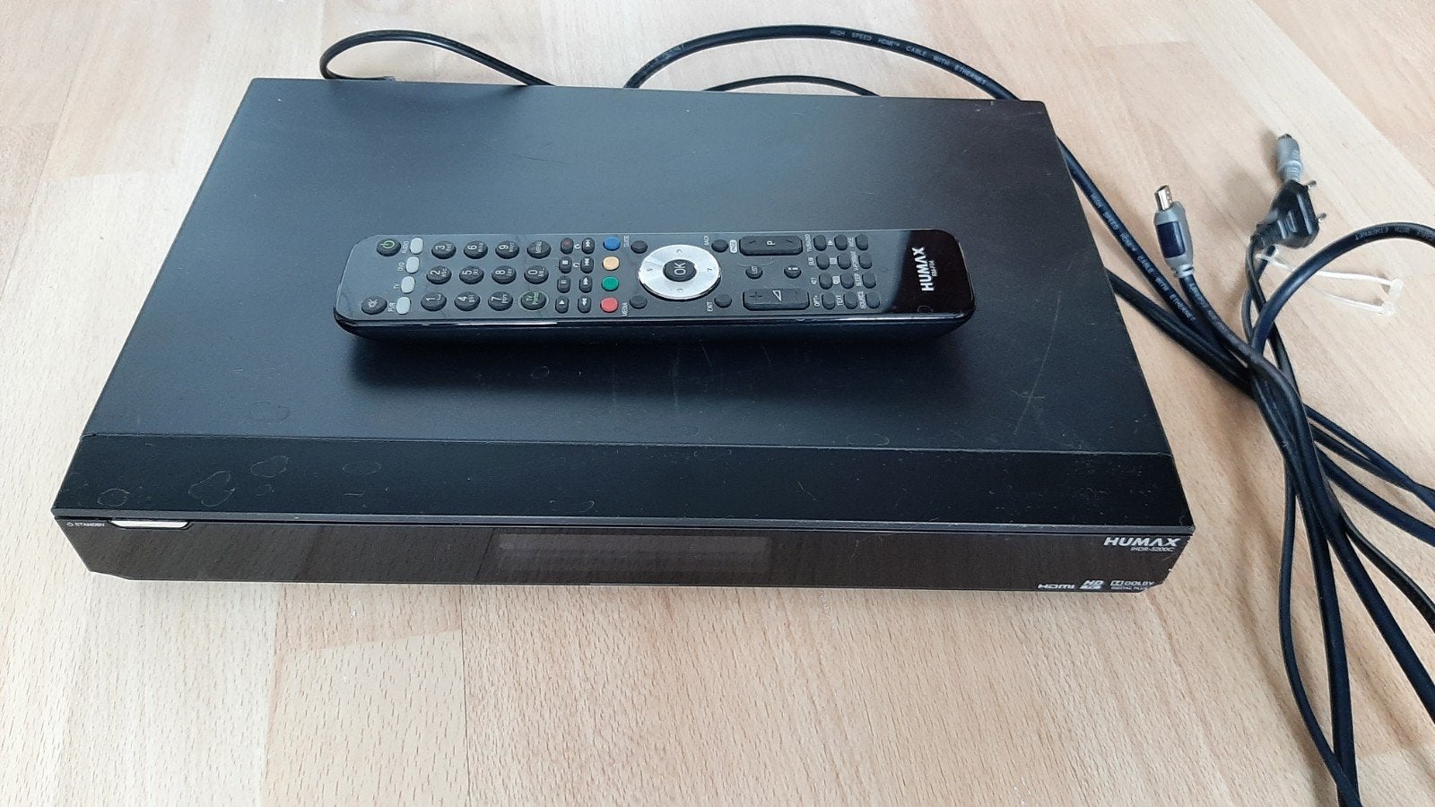 Humax iHDR-5200C Harddiskrecorder met afstandsbediening, Audio, Tv en Foto, Decoders en Harddiskrecorders, Ophalen of Verzenden