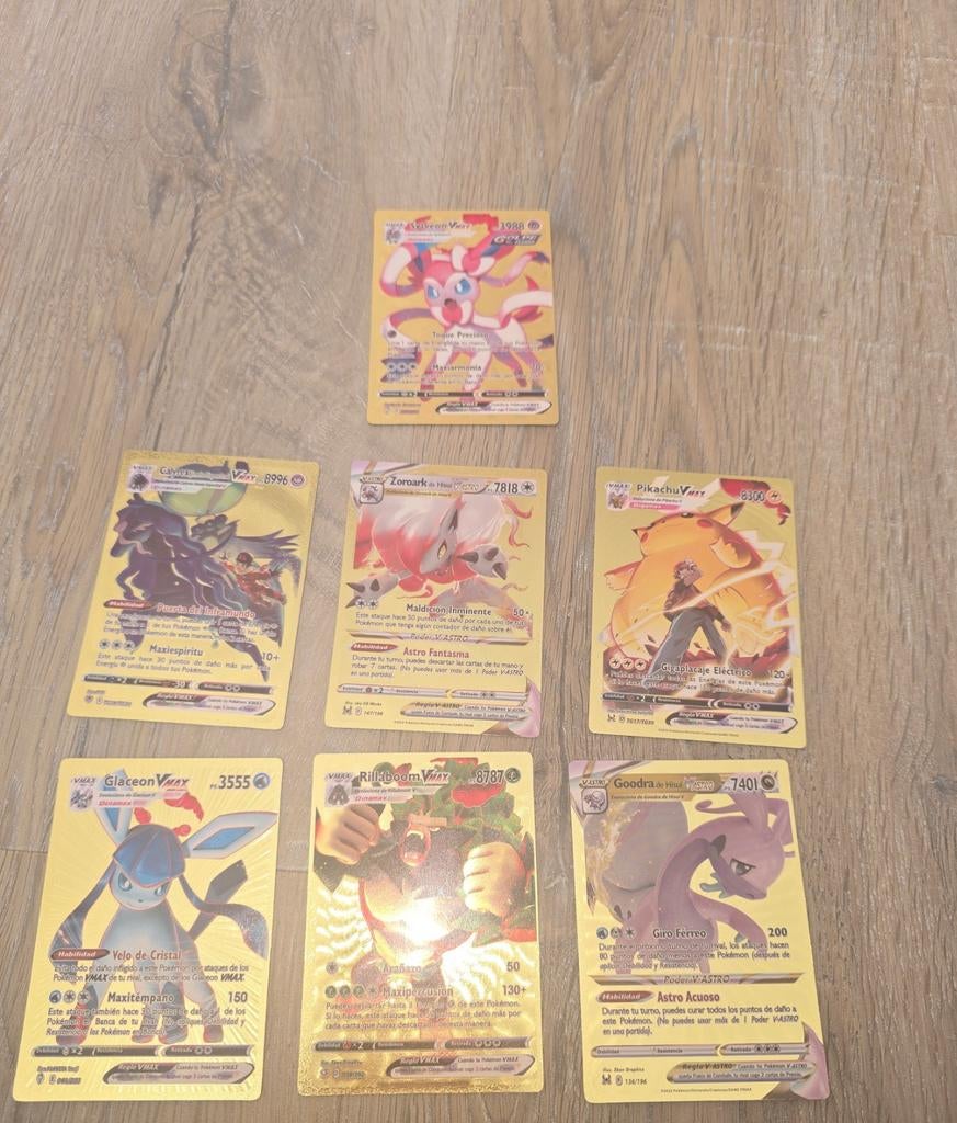 Hele duuren gouden Pokémon kaarten, Ophalen of Verzenden