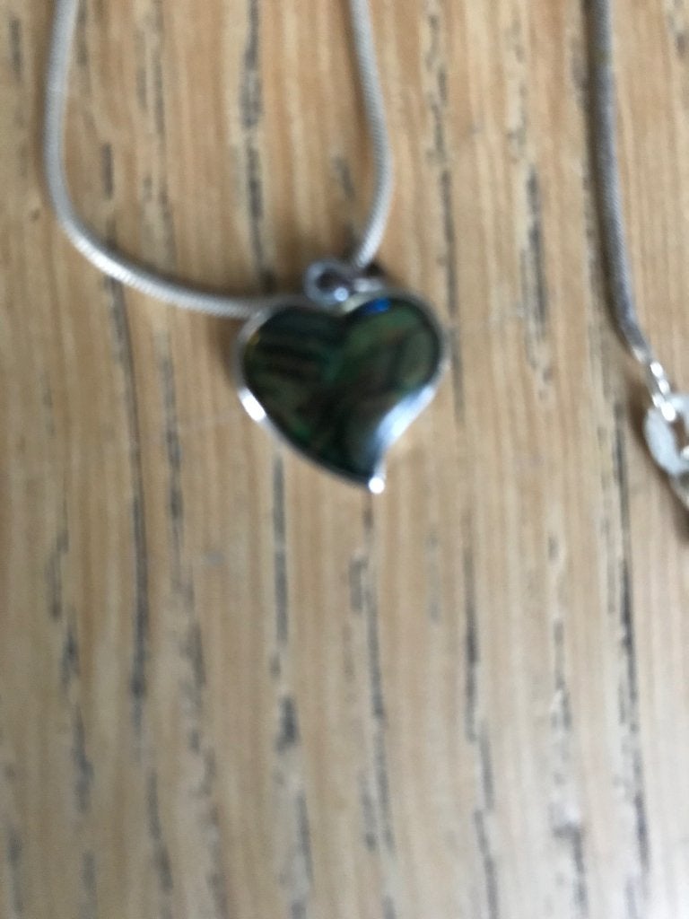 paarlemoer hangertje met ketting, Ophalen of Verzenden, Goud, Overige materialen