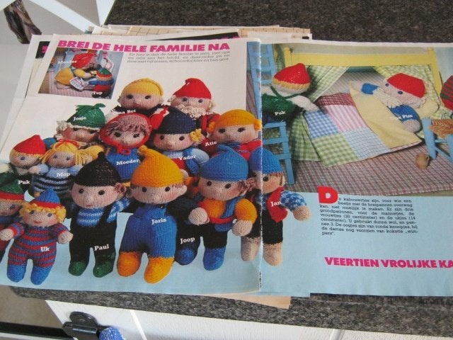 Breipatroon  Kabouters  heel veel   nr 1210, Verzenden, Nieuw, Breien, Patroon of Boek