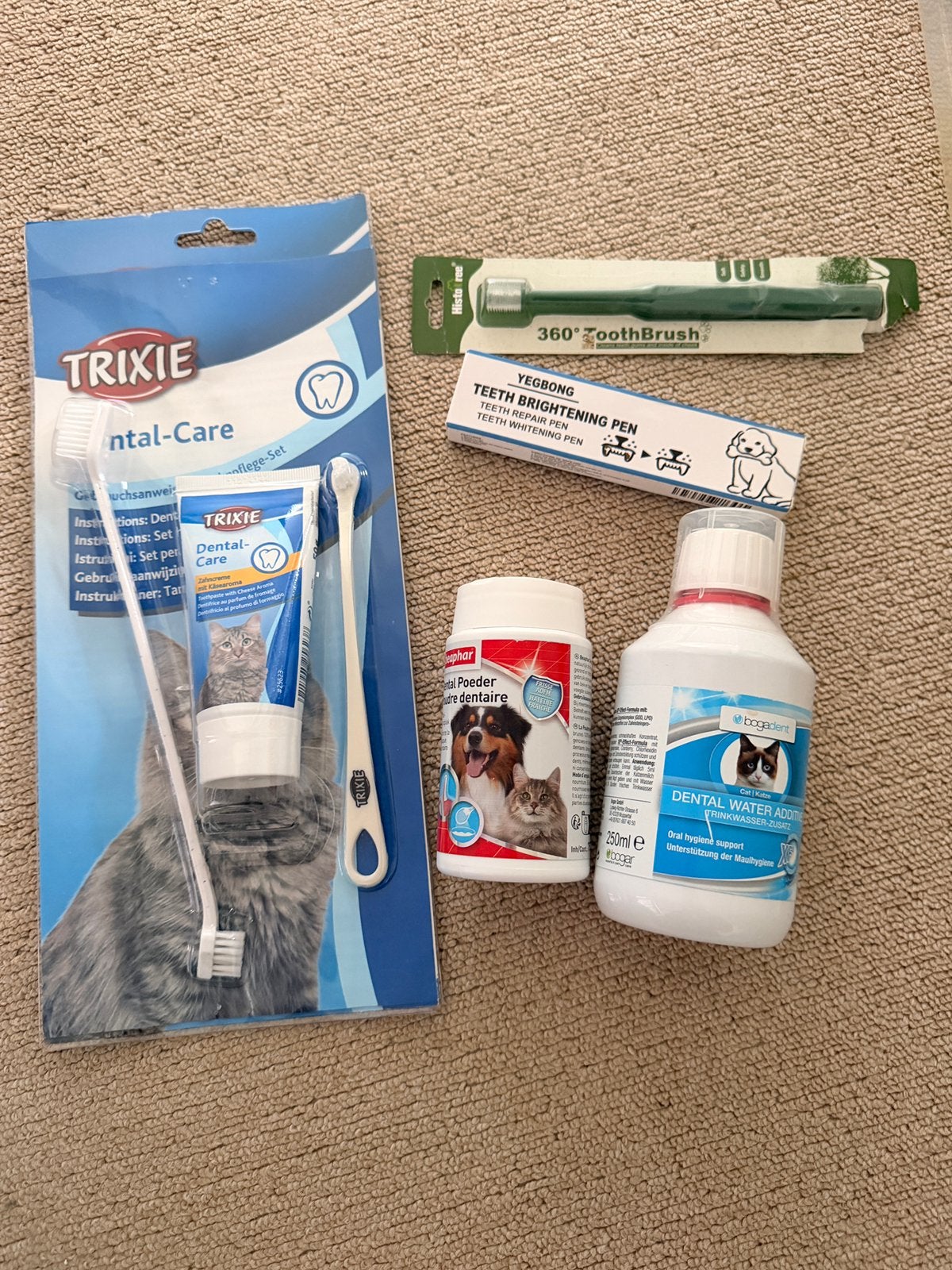 Mondzorg voor katten, mondwater, poeder, tandenborstel, Ophalen of Verzenden, Nieuw
