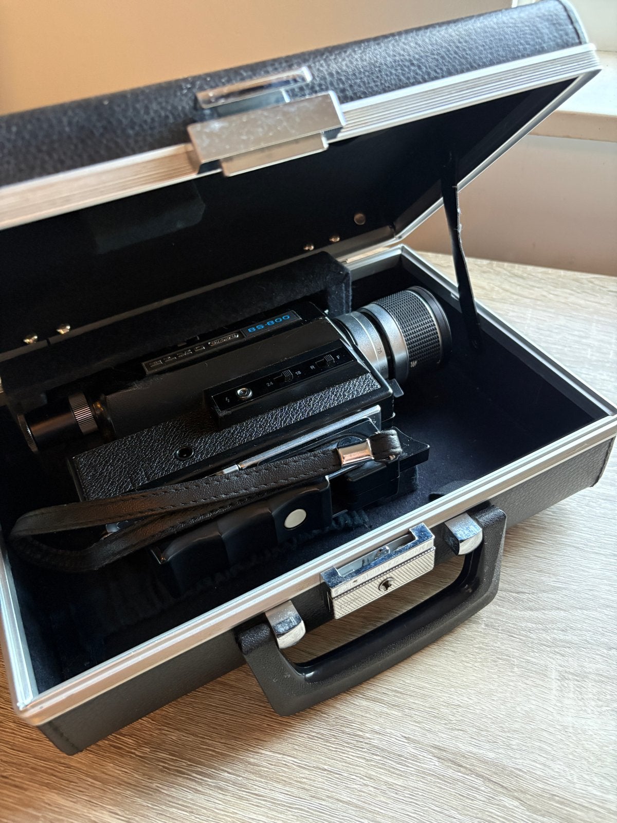 Vintage Elmo Super 8 Camera GS-800 met Koffer, Ophalen, 8mm, Camera