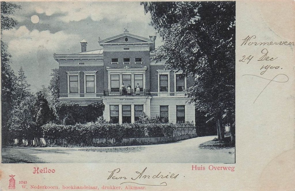 703-155-029 Huis Overweg Heiloo, Verzenden, Voor 1920, Noord-Holland