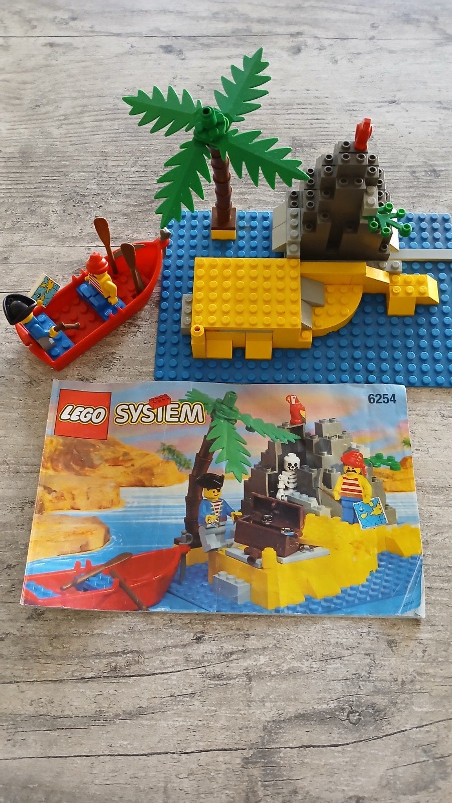 Lego System 6254 Rocky Reef - Compleet met boekje, Lego, Zo goed als nieuw, Inclusief instructies, Complete set