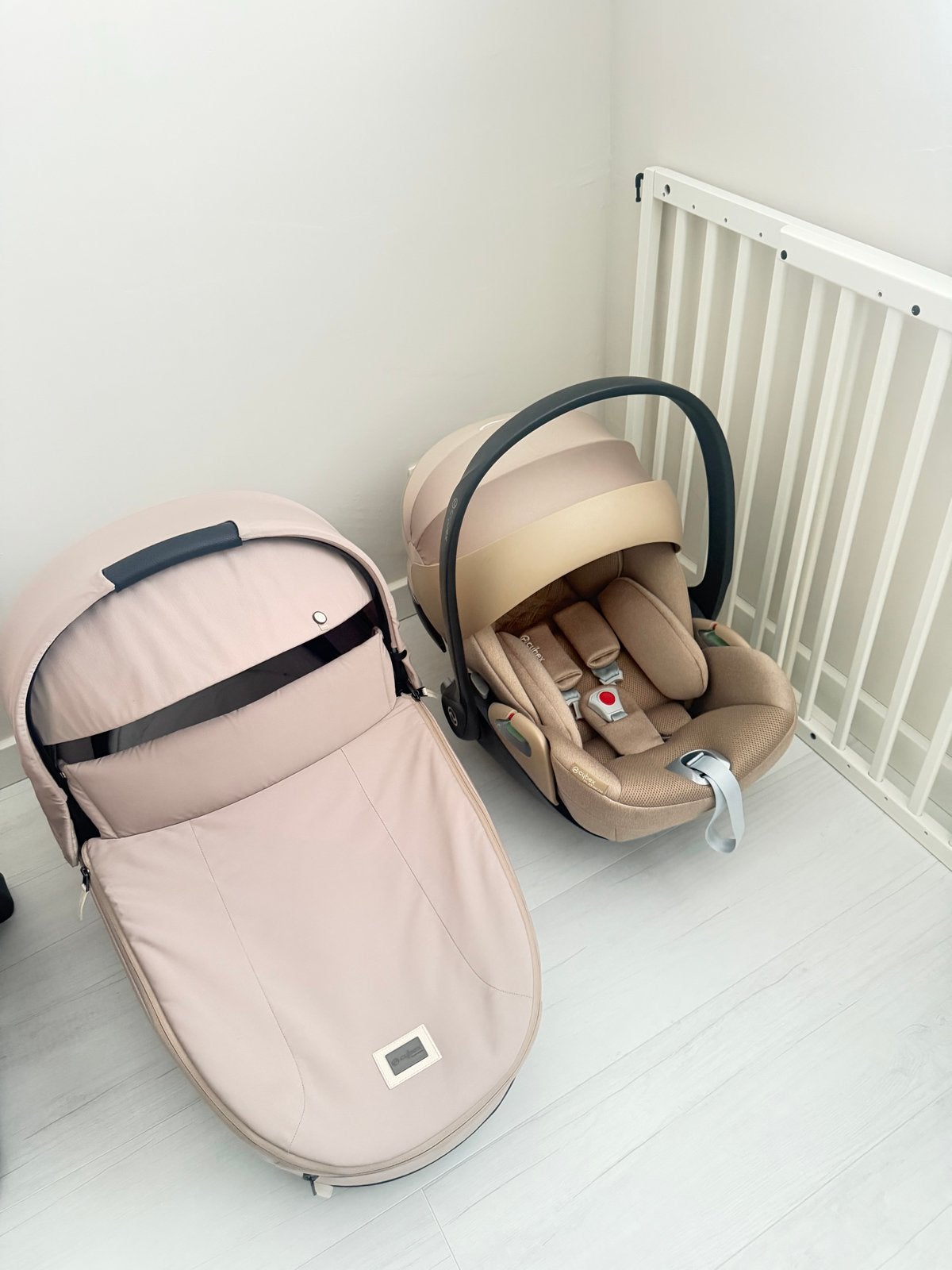Cybex Priam Platinum kinderwagen met autostoel en reiswieg, Overige merken, Nieuw, Ophalen of Verzenden, Combiwagen