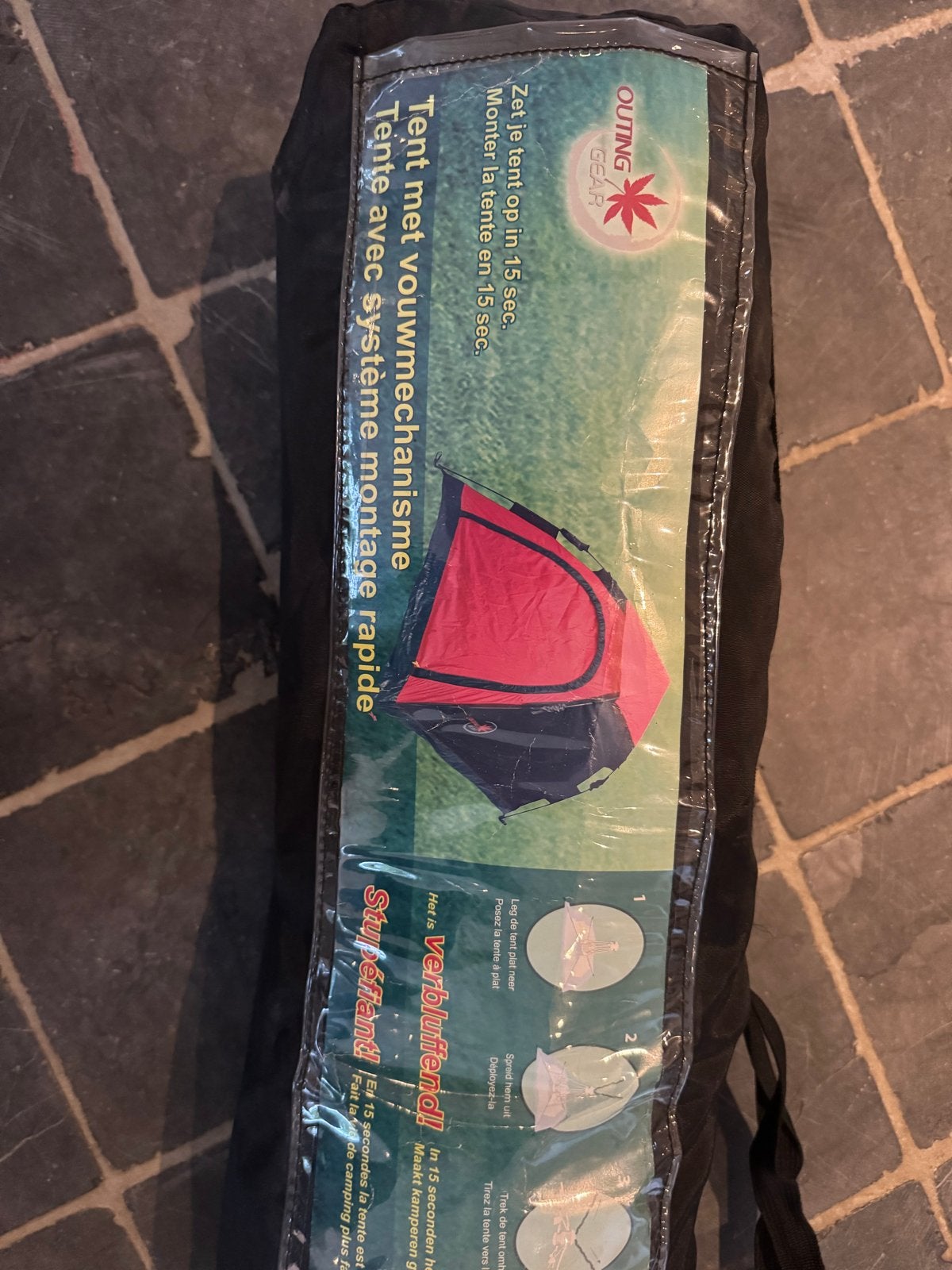 Outing Gear Pop-up Tent - Snel op te zetten!, Ophalen of Verzenden, Gebruikt, Tot en met 2