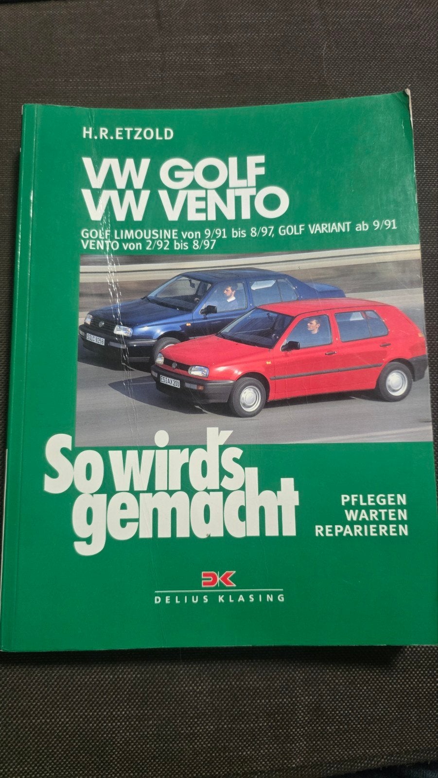 VW Golf Vento '91-'97 - So wird's gemacht - H.R. Etzold, Ophalen of Verzenden, Zo goed als nieuw, Volkswagen, H.R. Etzold