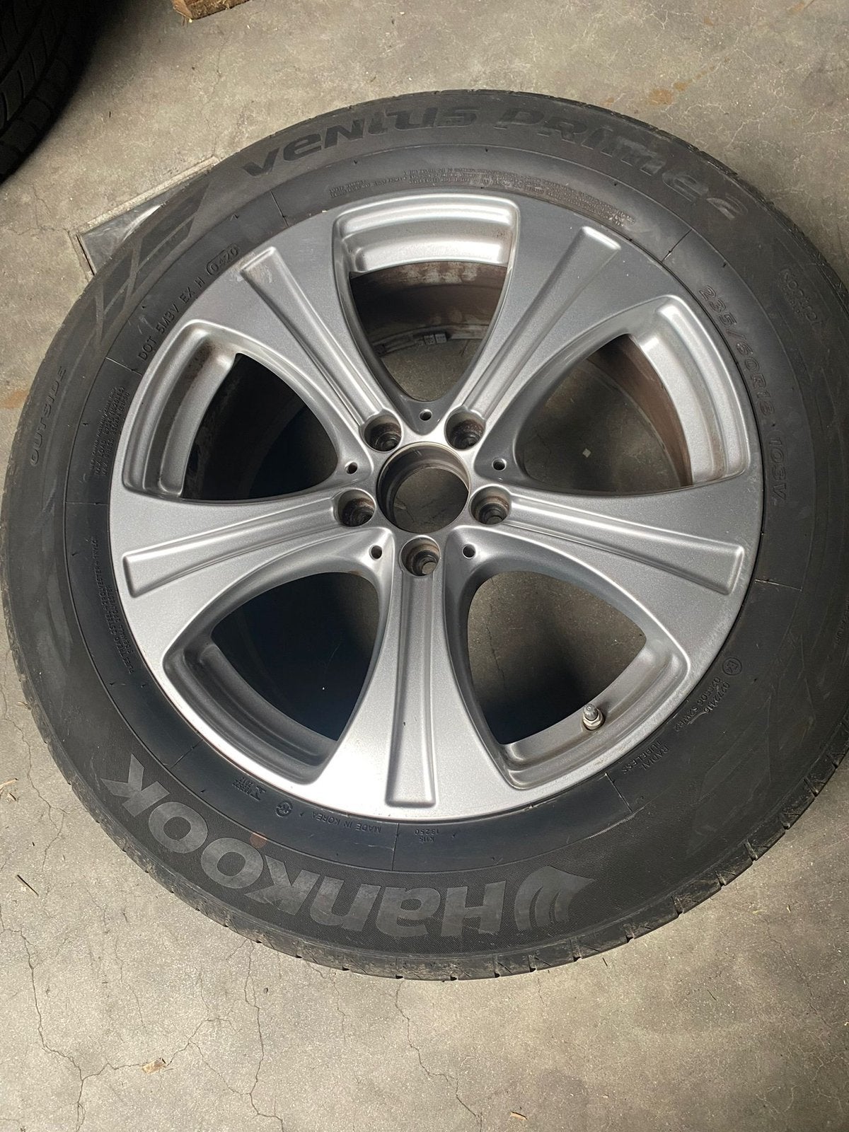 Mercedes GLC velgen met zomerbanden 235/60R13, Auto-onderdelen, Banden en Velgen, Ophalen, 18 inch, Banden en Velgen, 235 mm