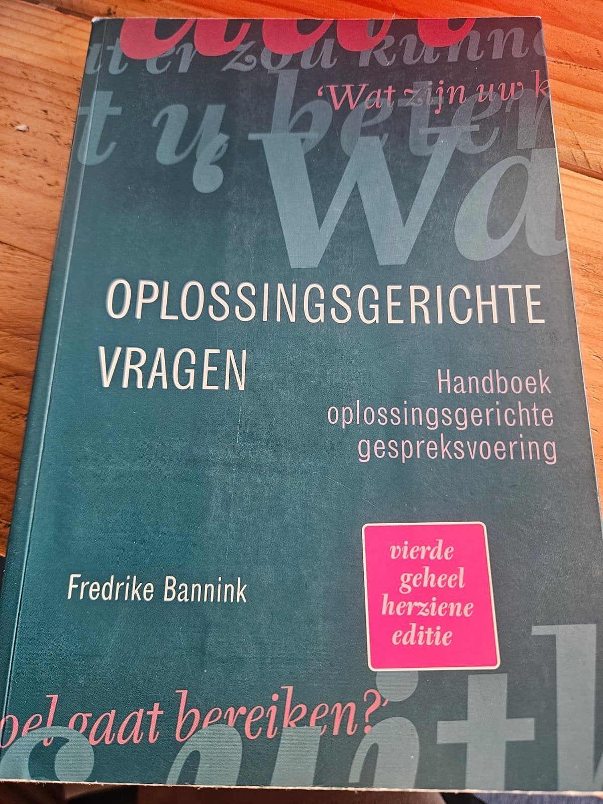 Oplossingsgerichte Vragen - Handboek gespreksvoering, Fredrike Bannink, Zo goed als nieuw, Gamma, HBO