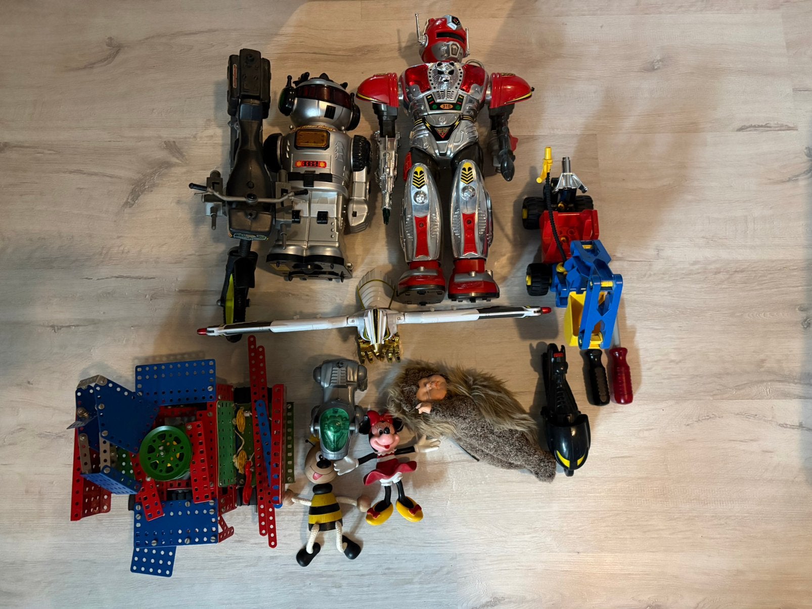 Robots, meccano, duplo en motor, Ophalen, Gebruikt