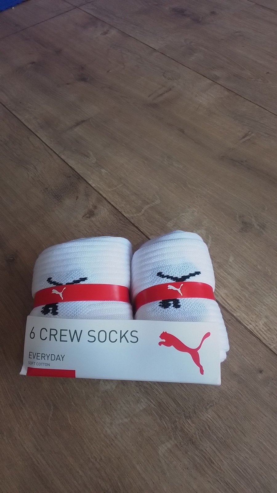 Puma 6-pack crew sokken - Nieuw in verpakking, Puma SE, Wit, Nieuw, Overige maten