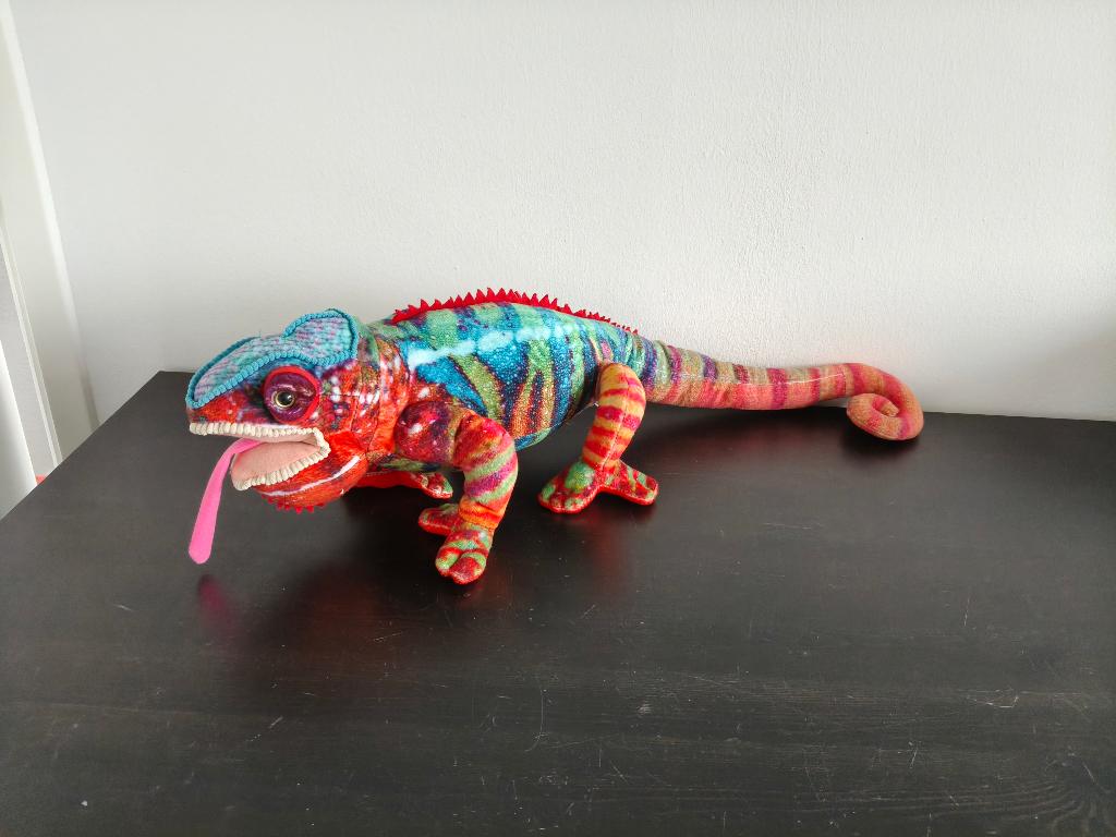 Ravensden kameleon knuffel Colourful Chameleon, Ophalen, Zo goed als nieuw, Overige typen
