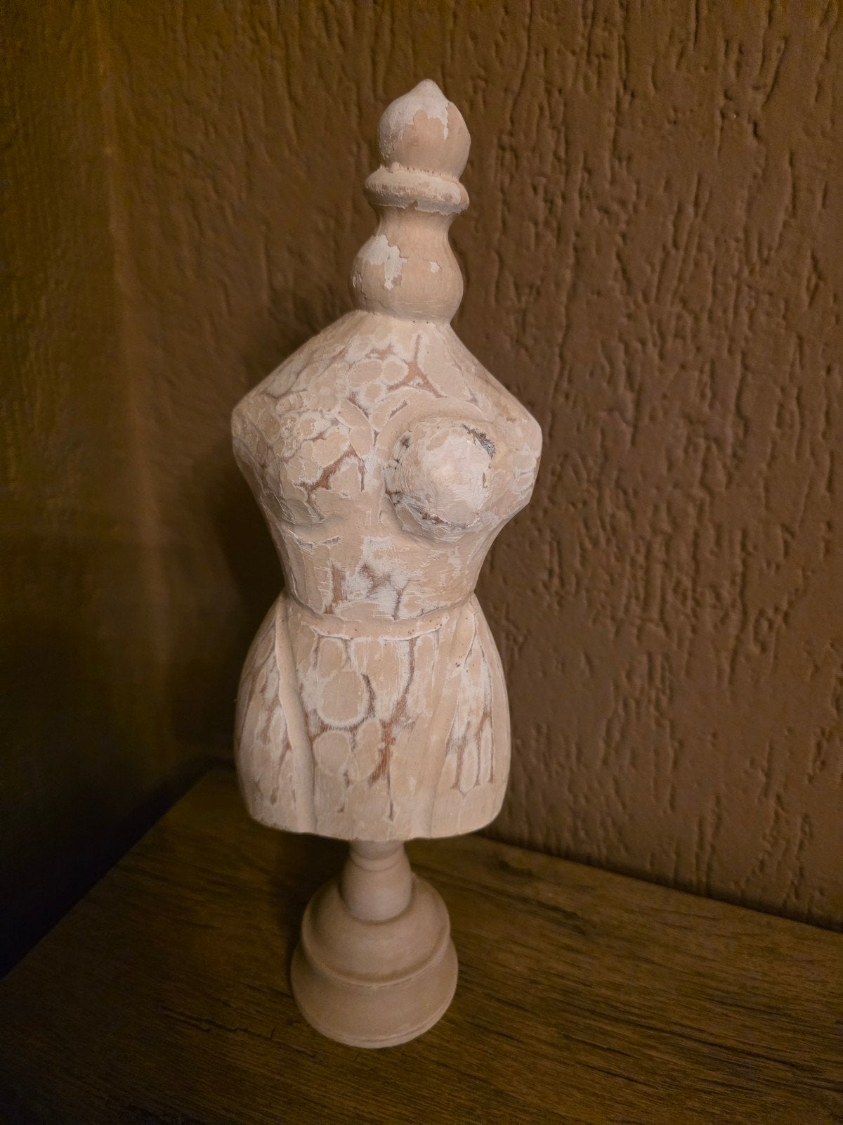 Decoratieve paspop van hout, 35 cm, Ophalen of Verzenden