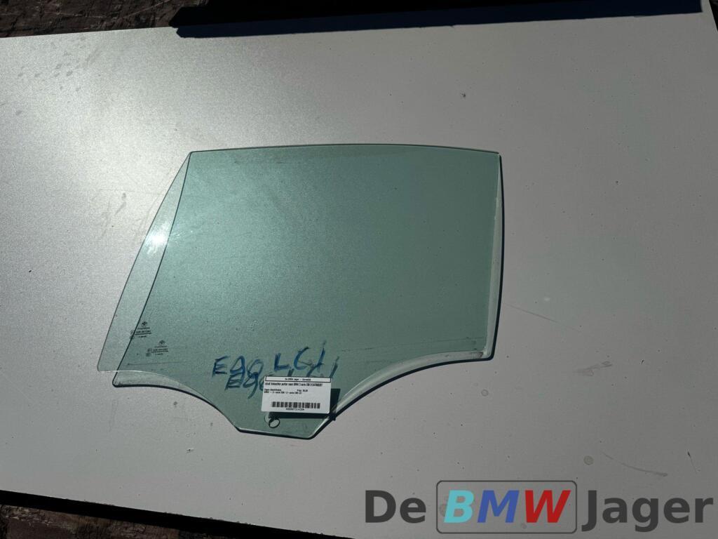 zijruit linksachter portier raam BMW 3 serie E90 51347060267, Auto-onderdelen, Gebruikt, Ophalen of Verzenden, BMW, BMW