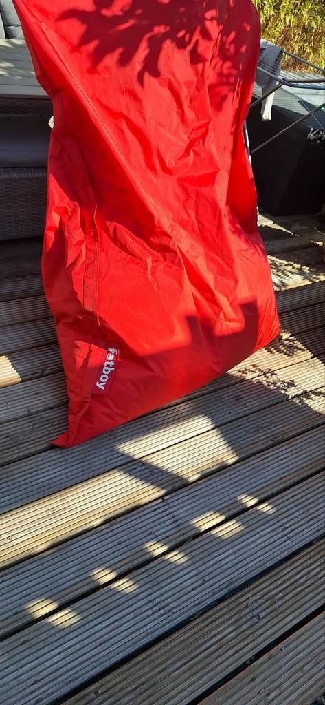 Fatboy zitzak rood - met een klein vlekje, Ophalen of Verzenden, Gebruikt, Rood, Zitzak