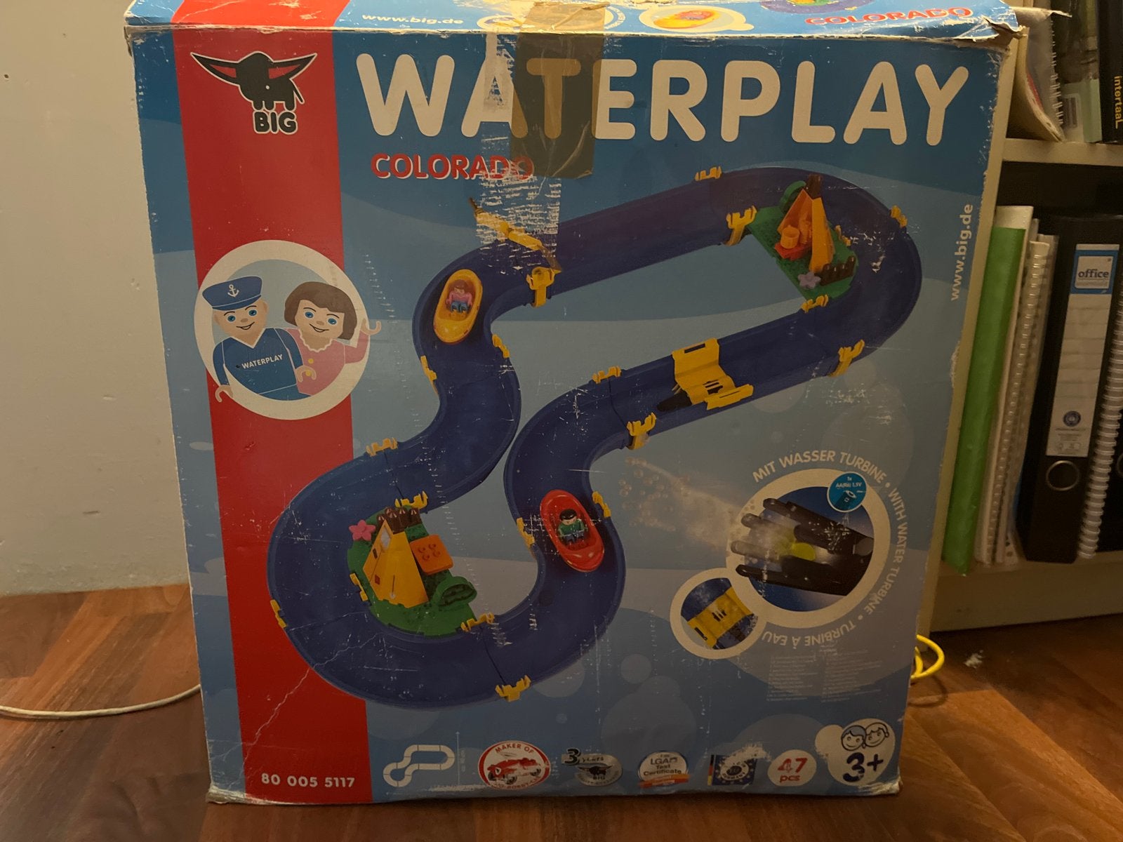 BIG Waterplay Colorado Waterbaan - Compleet in doos, Ophalen, Gebruikt