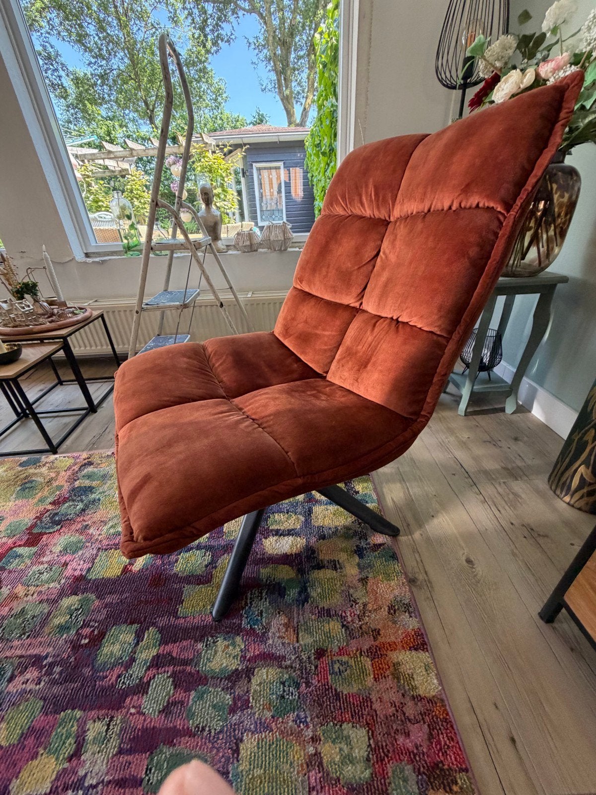 Draai fauteuil, Ophalen of Verzenden, Minder dan 75 cm, 50 tot 75 cm