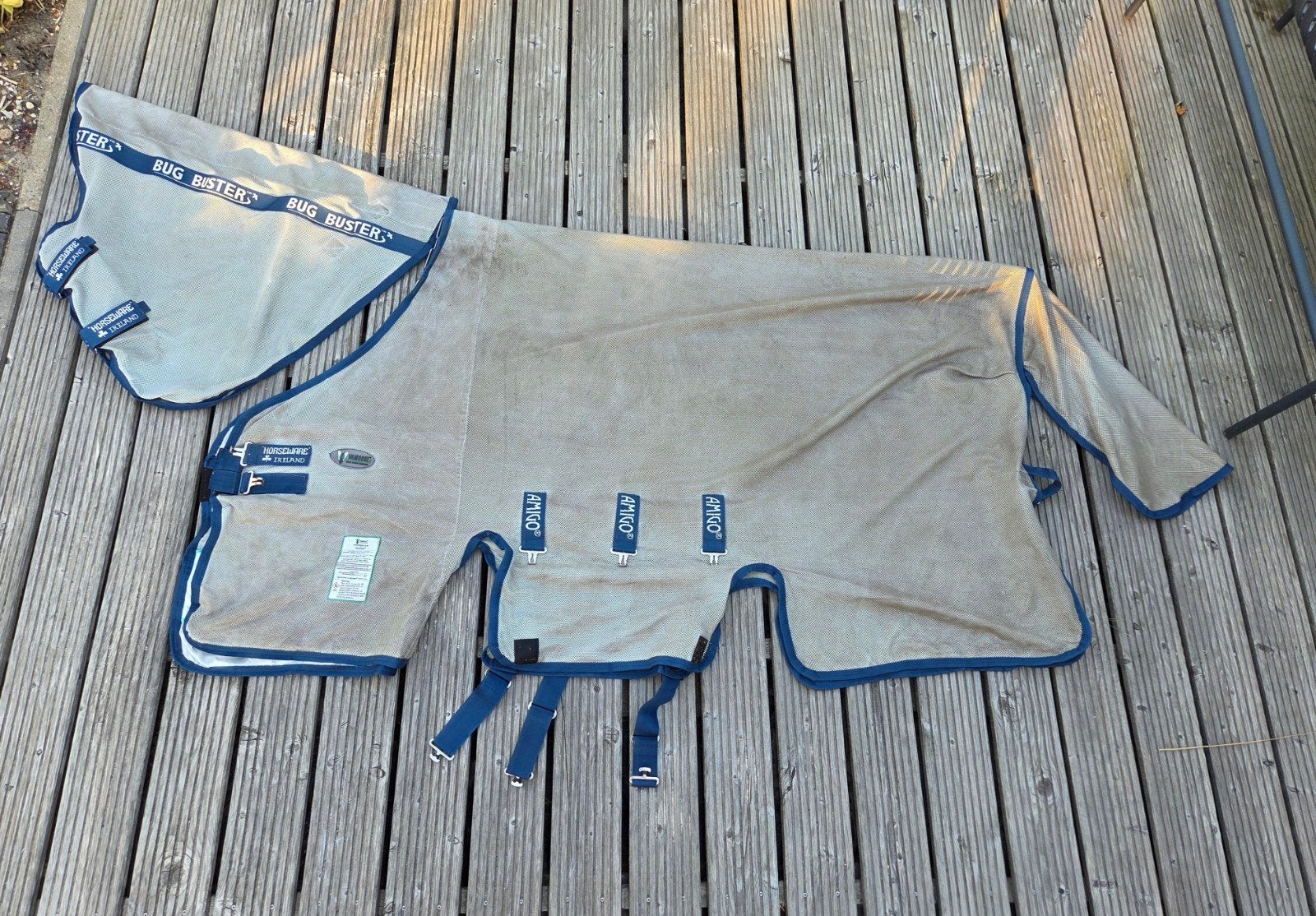 Horseware Amigo bug buster maat 6'3 (140/191), Ophalen of Verzenden, Gebruikt