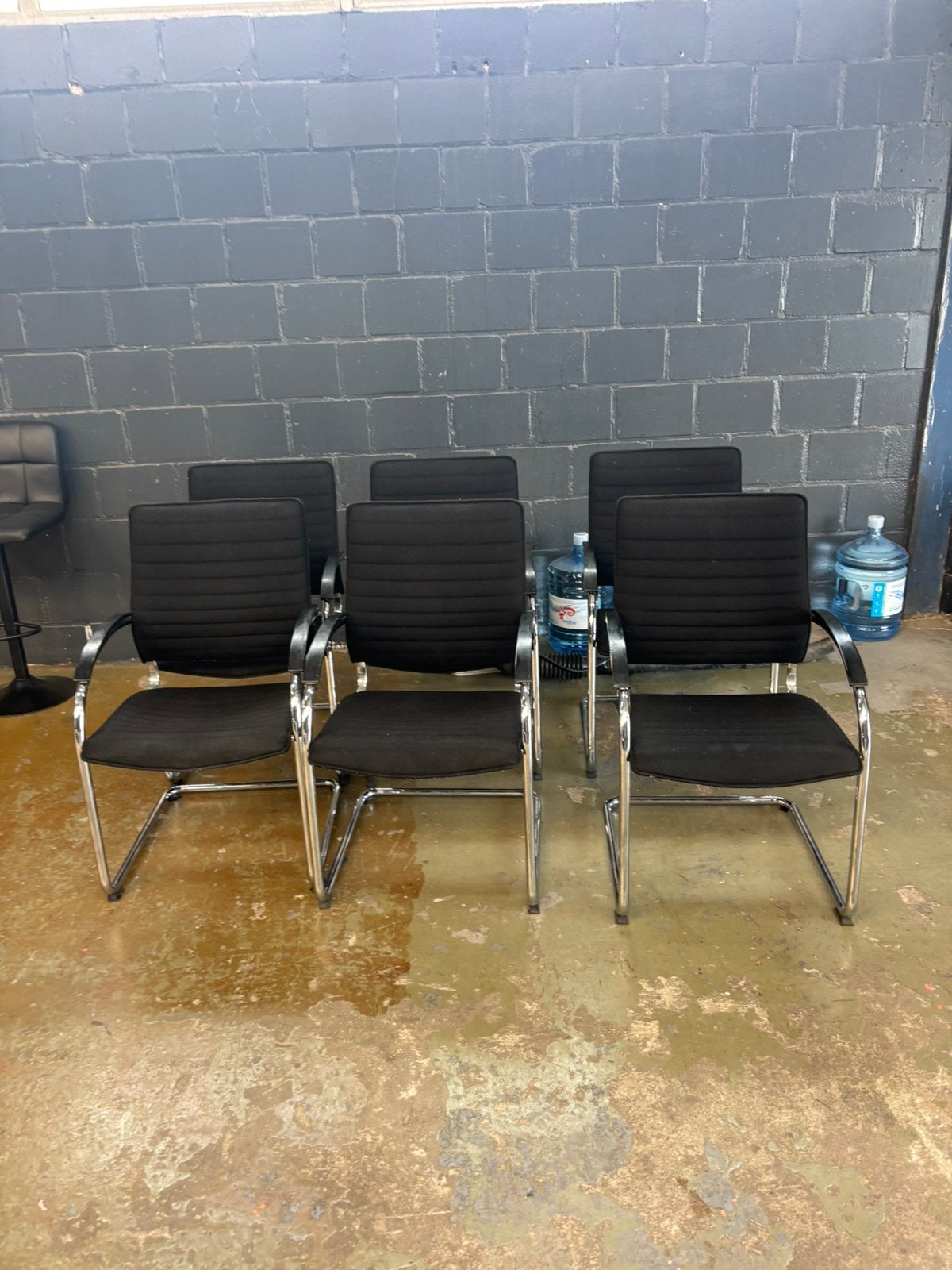 6 retro / vintage kantoor / vergader stoelen., Huis en Inrichting, Ophalen, Zo goed als nieuw