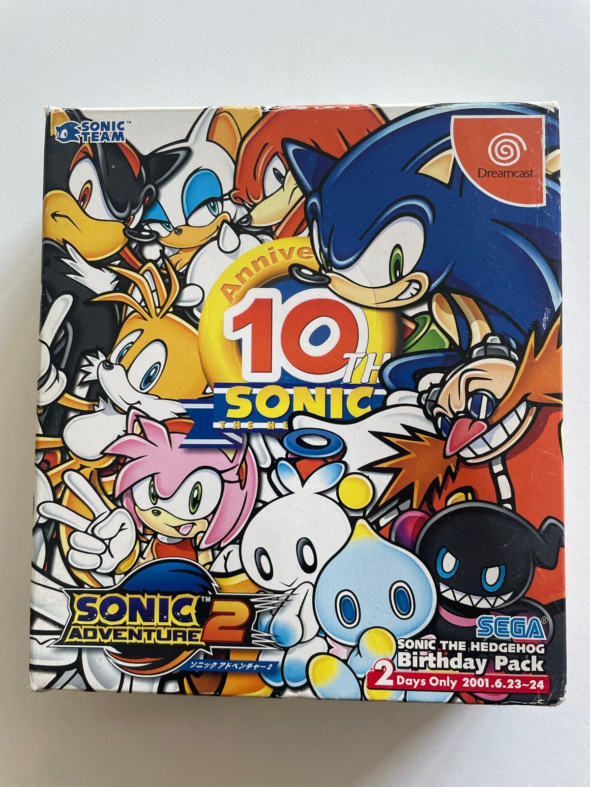 Zeldzame Sonic Adventure 2 JP Dreamcast - 10th Anniversary, 1 speler, Ophalen of Verzenden, Zo goed als nieuw, Vanaf 7 jaar