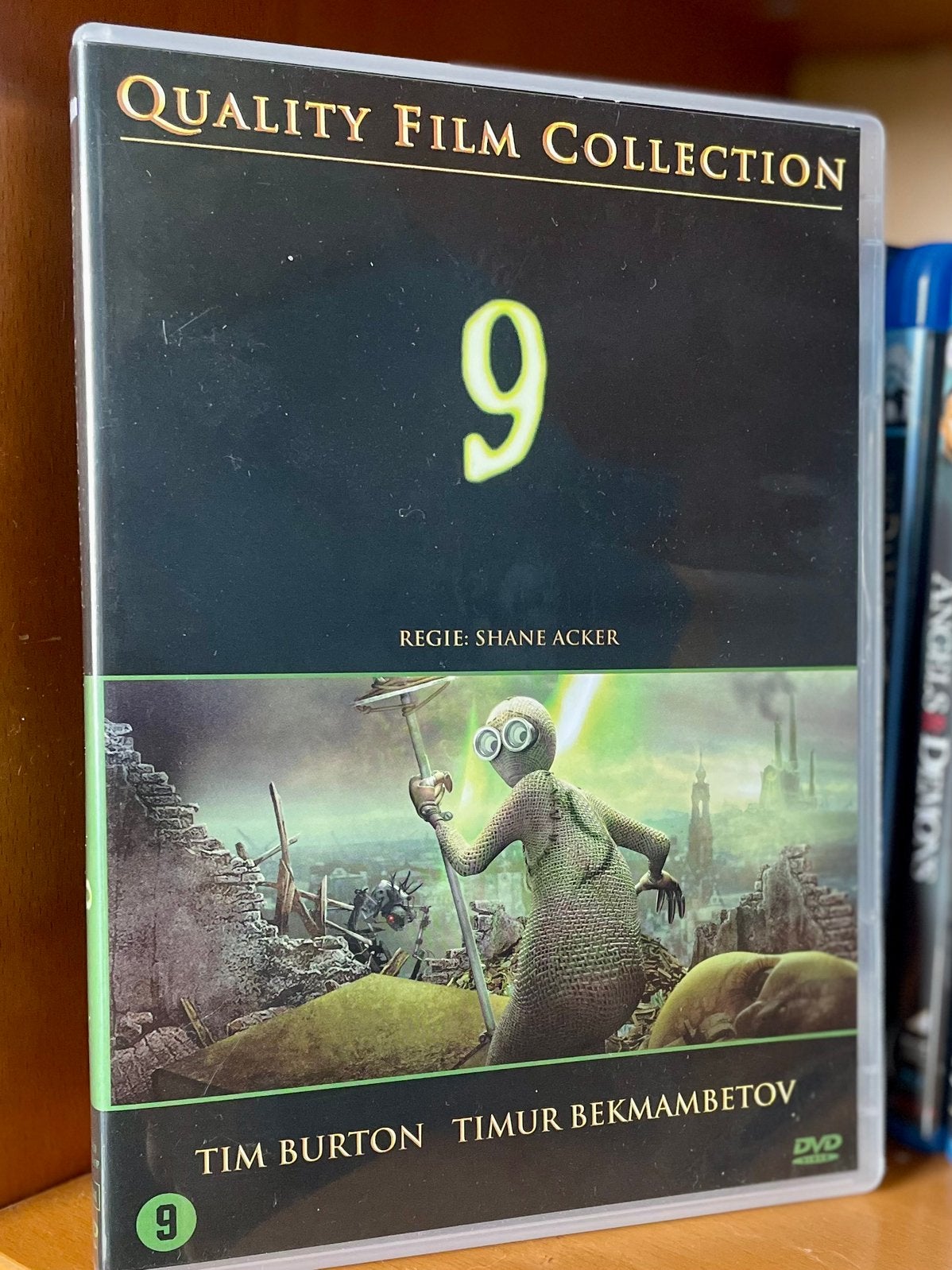 9 (2009) DVD – Animatiefilm geproduceerd door Tim Burton, Alle leeftijden, Ophalen of Verzenden, Zo goed als nieuw