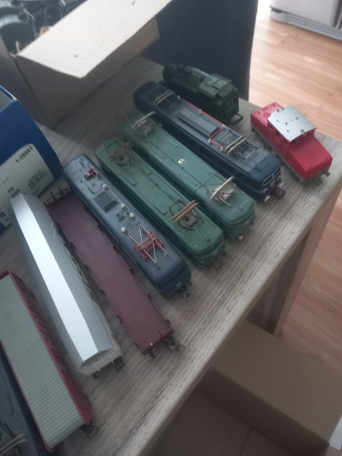 Grote collectie HO modeltreinen: Fleischmann,Jouef., Ophalen, Fleischmann, Analoog, Gebruikt