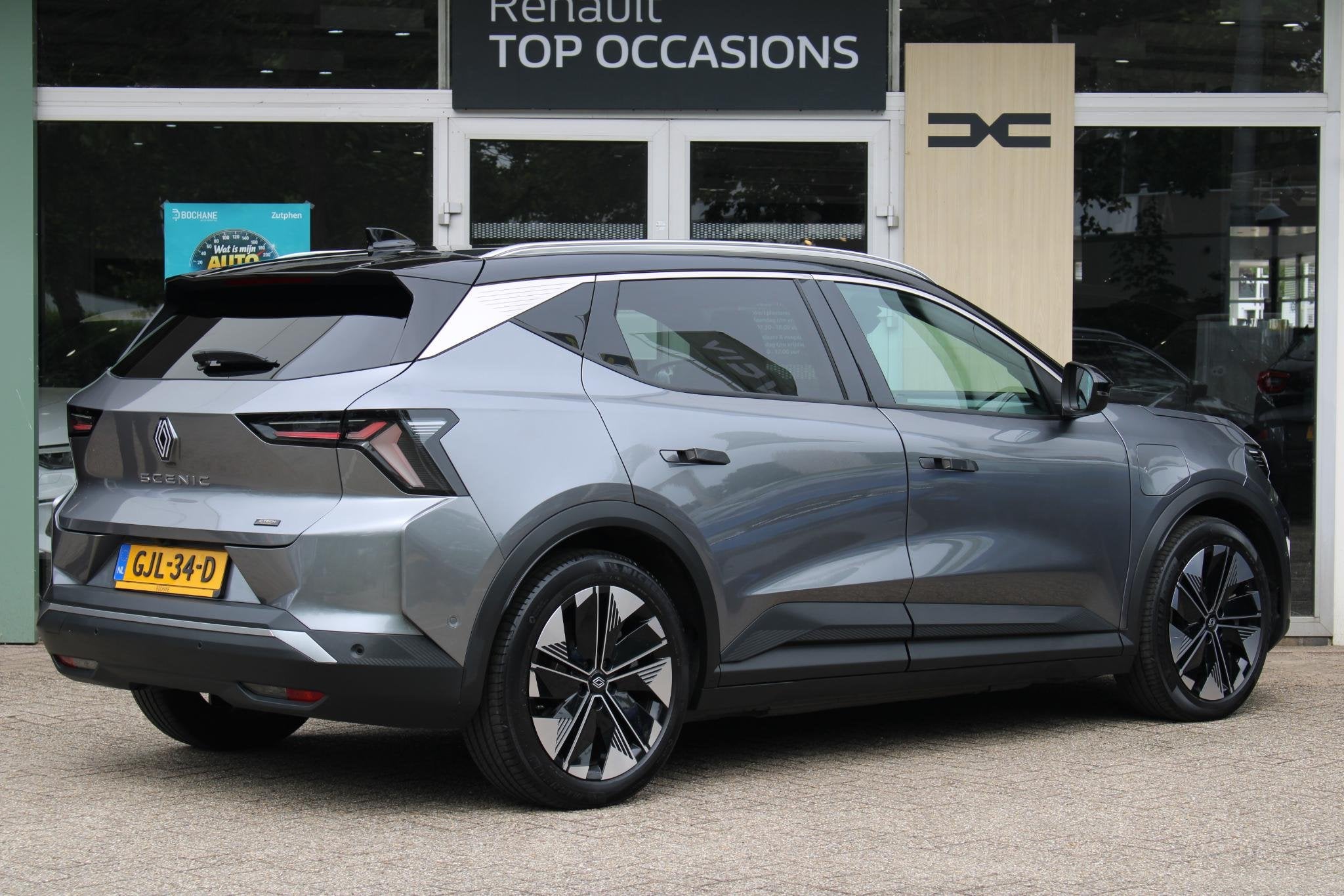Renault Scenic E-Tech EV87 long range techno | Panoramadak |, Auto's, Renault, Gebruikt, Huisgarantie, Met garantie (alle), 40 min