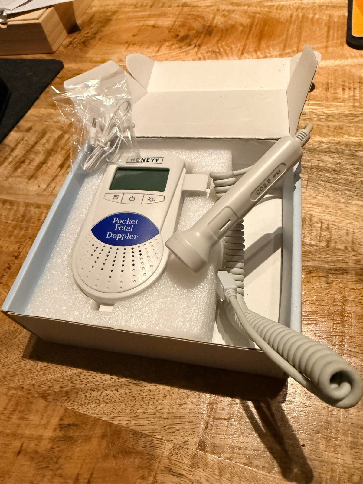 Pocket Foetale Doppler met Aquasonic Gel - Zo goed als nieuw, Ophalen of Verzenden, Zo goed als nieuw