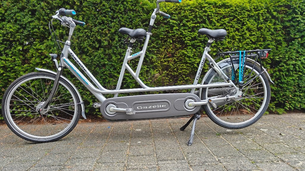Gazelle tandem, Fietsen en Brommers, Minder dan 10 versnellingen, Gebruikt, 51 tot 55 cm, Gazelle