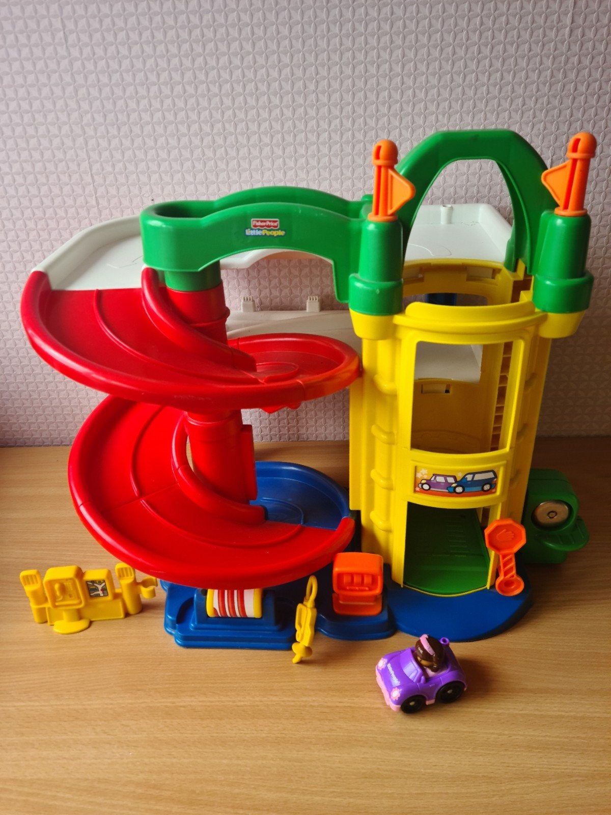 Fisher price speelgoed Kassa, boerderij, garage, Ophalen of Verzenden, Zo goed als nieuw, Speelset, Met licht