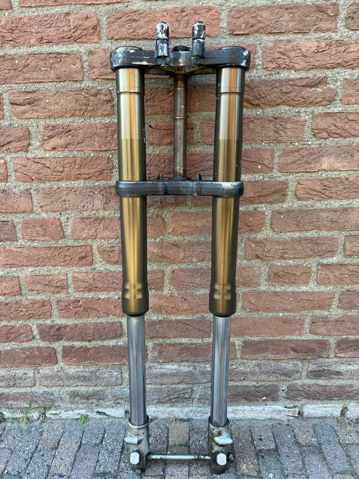 Showa USD voorvork derbi senda xtreme 12 mm as, Fietsen en Brommers, Brommeronderdelen | Algemeen, Ophalen of Verzenden