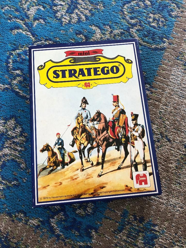 Bordspel - Mini Stratego - Jumbo, Een of twee spelers, Ophalen of Verzenden, Gebruikt, Jumbo