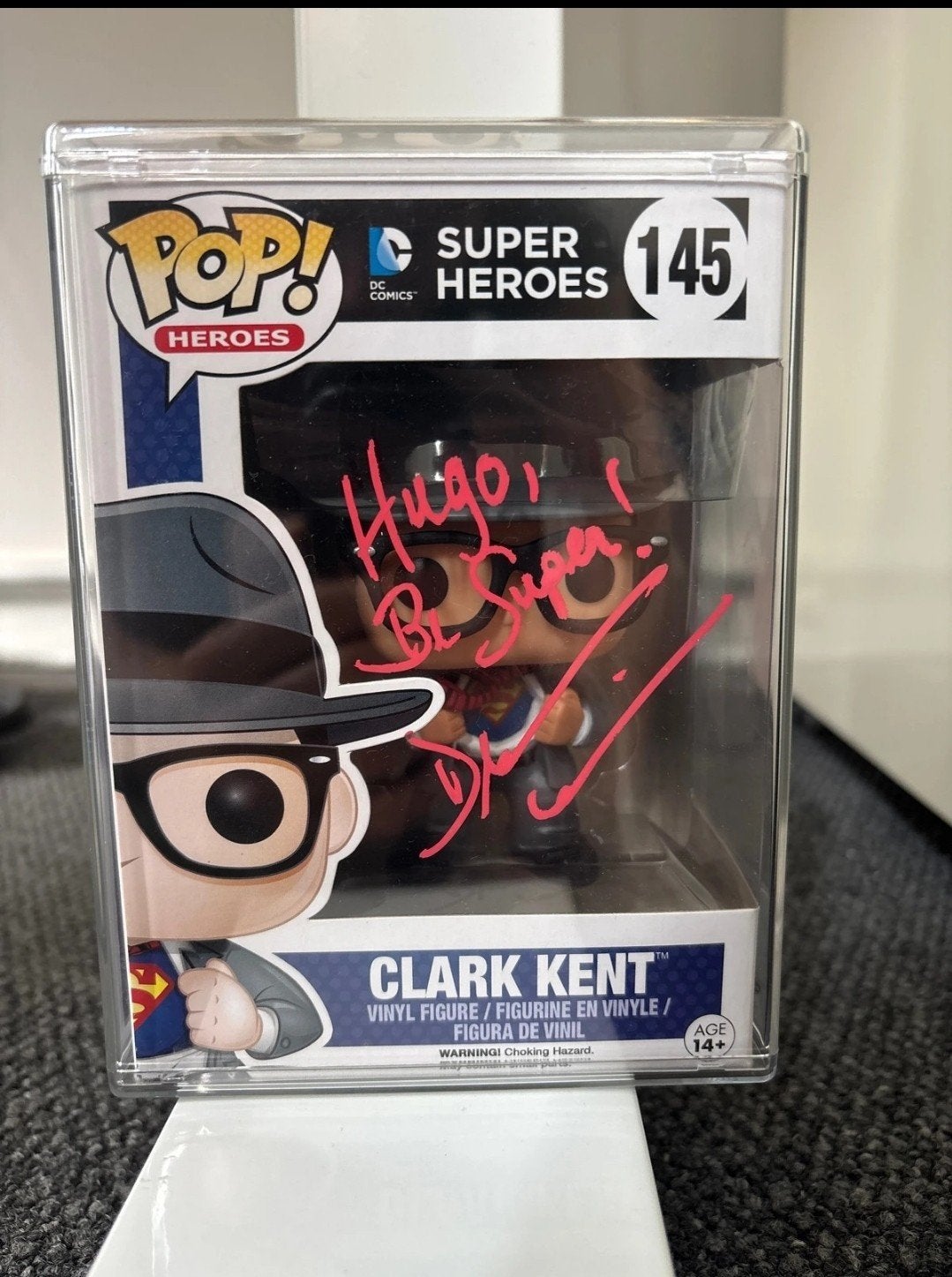 Funko Pop! Clark Kent #145 - Gesigneerd, Ophalen of Verzenden, Zo goed als nieuw
