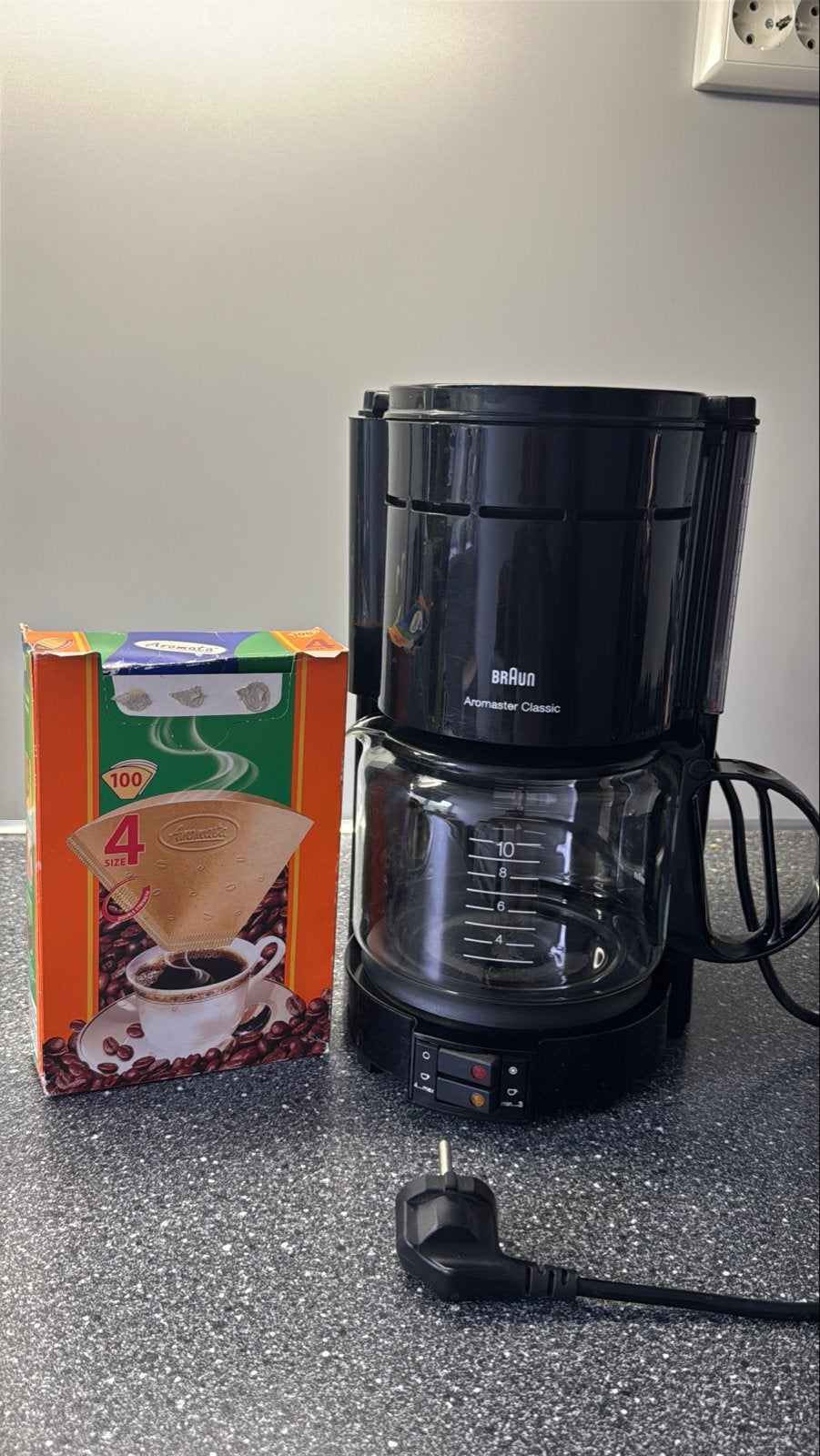 Braun Aromaster Classic Koffiezetapparaat met filters, Gebruikt, 10 kopjes of meer, Koffiemachine, Gemalen koffie