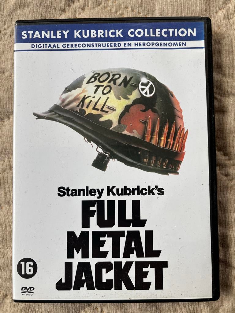 Full Metal Jacket DVD - Stanley Kubrick Collection, Vanaf 16 jaar, Ophalen of Verzenden, Gebruikt