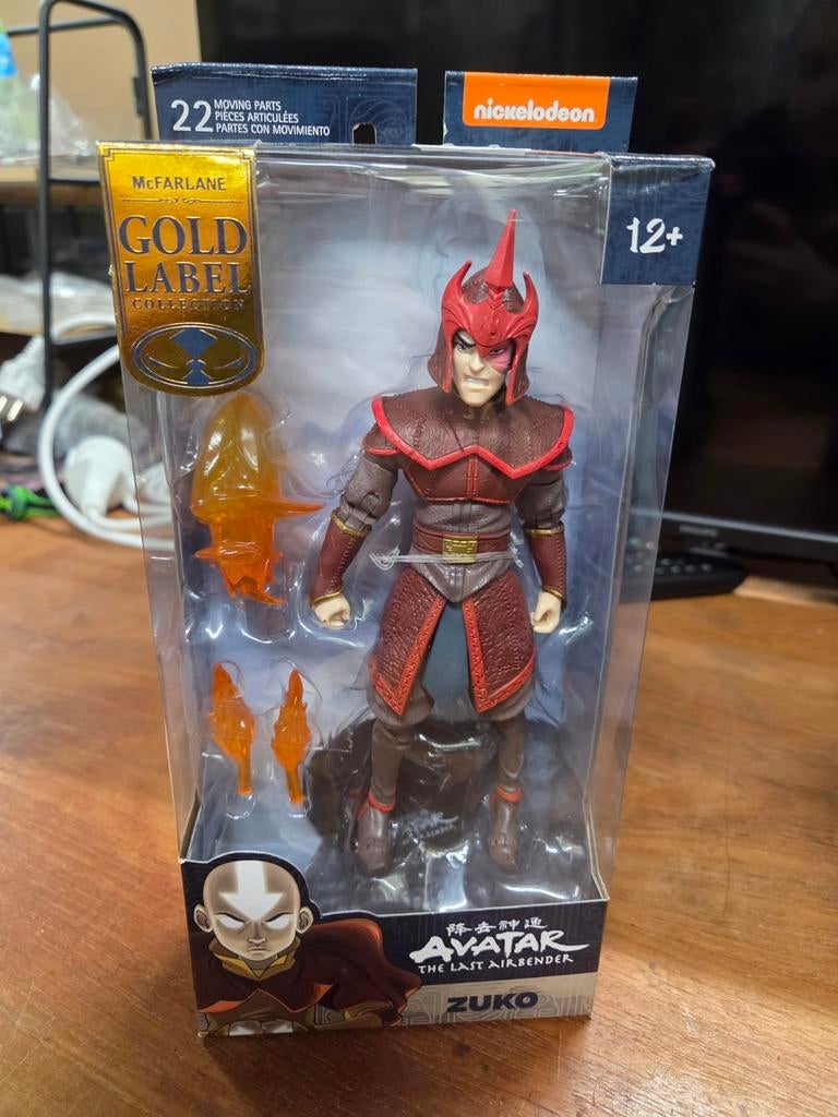 Avatar the last airbender Zuko figuur Gold label MCFarlane, ., Nieuw, Ophalen of Verzenden, .