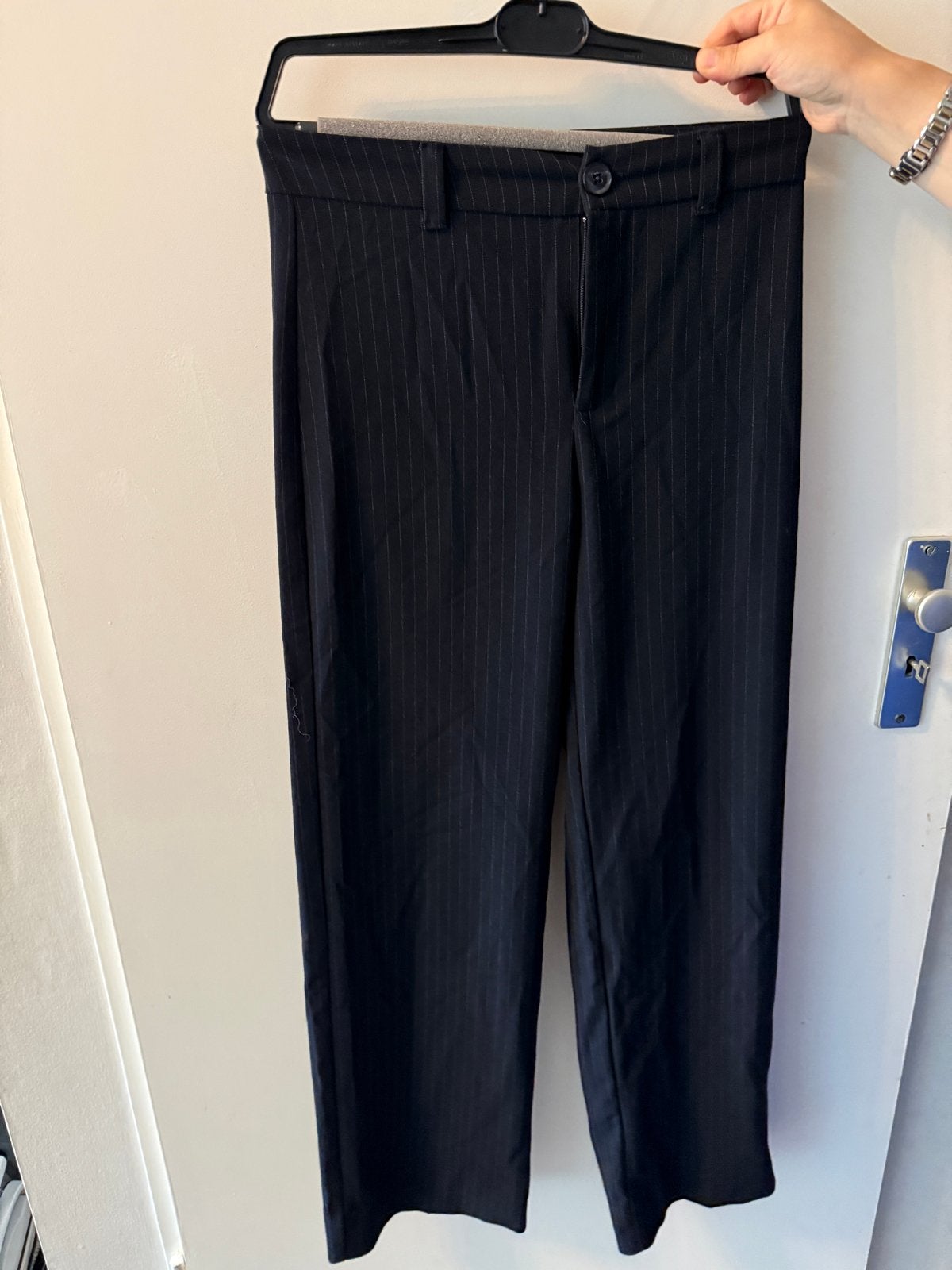 Pull&Bear gestreepte broek - Maat 34 (XS), Zwart, Ophalen of Verzenden, Zo goed als nieuw, Maat 34 (XS) of kleiner