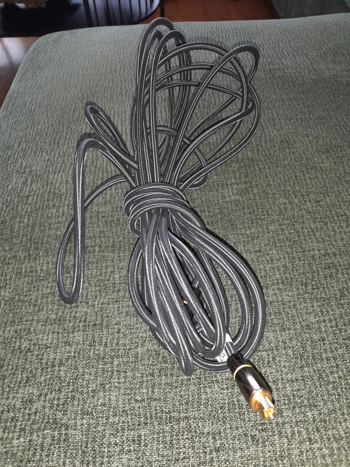 8 meter Toslink optische kabel - Zo goed als nieuw, Ophalen of Verzenden, Zo goed als nieuw, 5 tot 10 meter, Optische kabel
