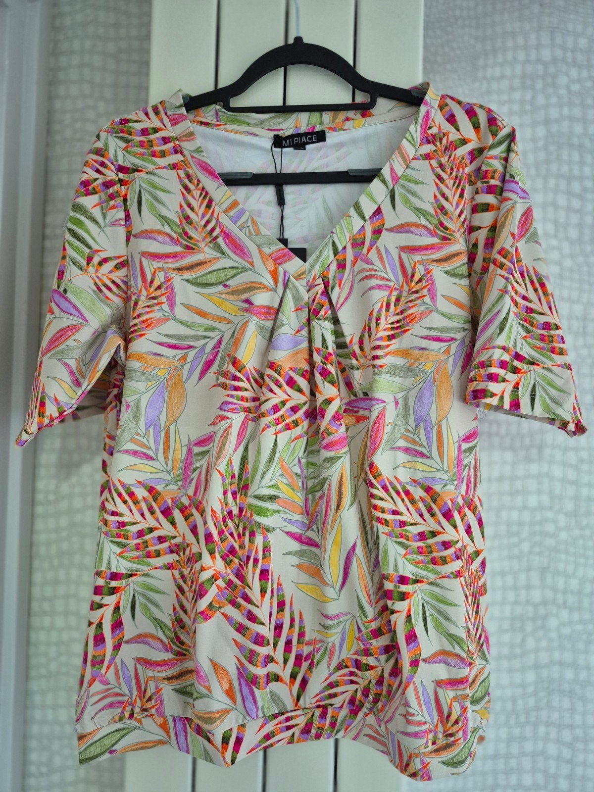 Mi Piace Top XXL met Pencil Branches Print, Kleding | Dames, Mi Piace, Meerkleurig, Maat 46/48 (XL) of groter, Ophalen of Verzenden