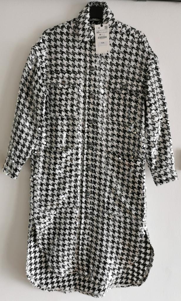 ZARA jas met paillettes mt. S/M, Overige typen, Overige kleuren, Verzenden, Zara