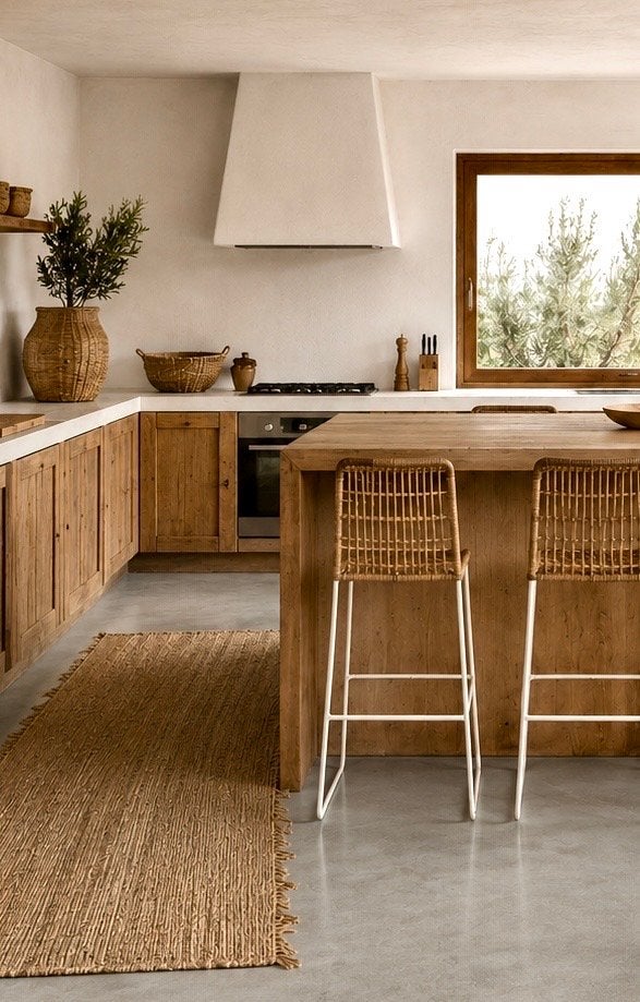 Rotan barkruk (nog 2 over), Huis en Inrichting, Barkrukken, Ophalen, Gebruikt, 60 tot 90 cm, Riet